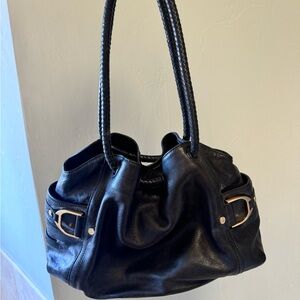 Cole Haan Black Leather Shoulder Bag